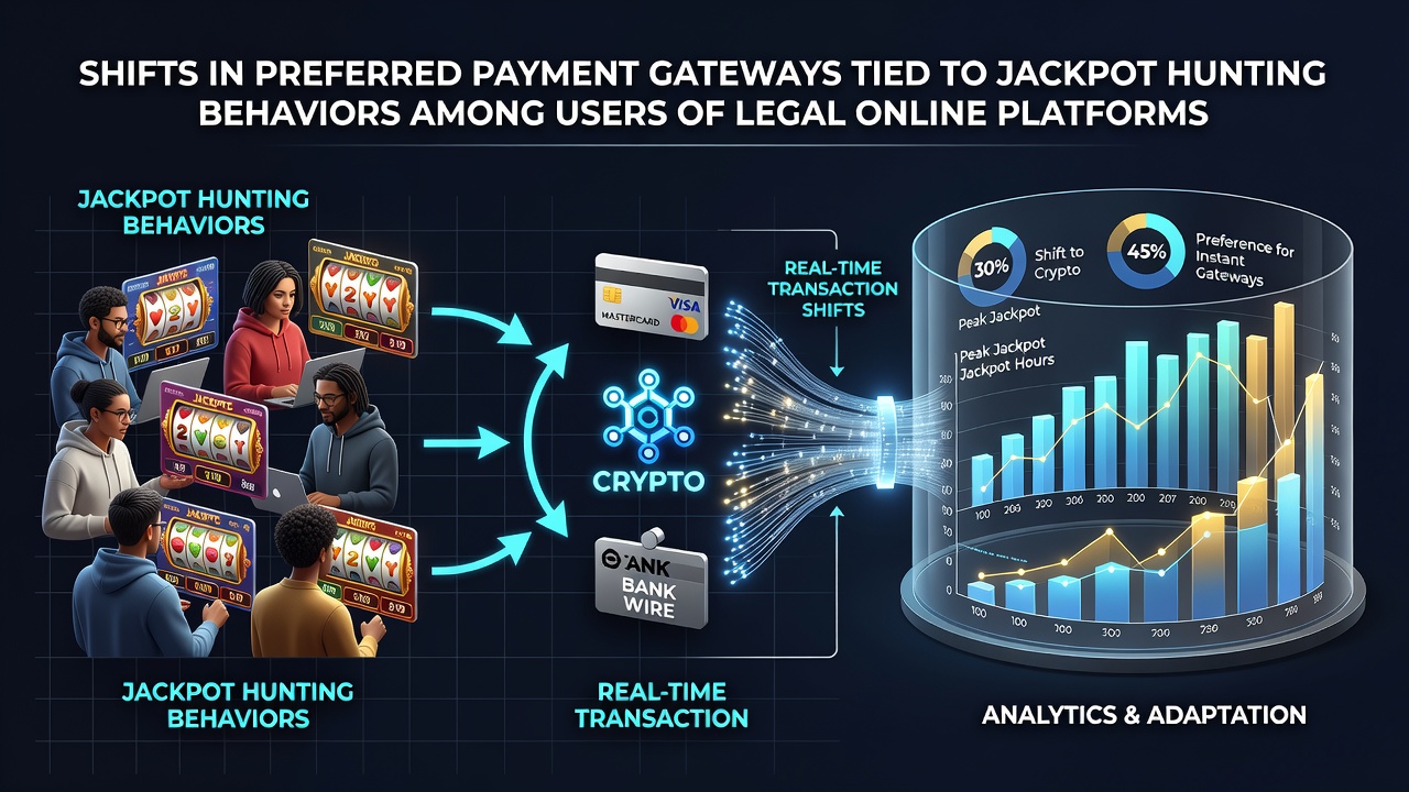 Analytics dashboard displaying payment method trends on legal U.S. online gaming platforms